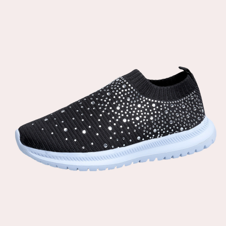 Stilla | Stylish Dames Sneakers Slip on Breda Med Et Moderne Udseende