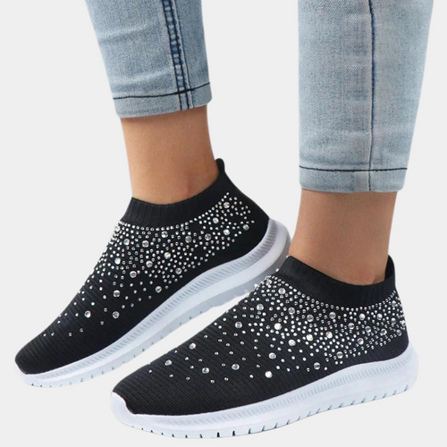 Stilla | Stylish Dames Sneakers Slip on Breda Med Et Moderne Udseende