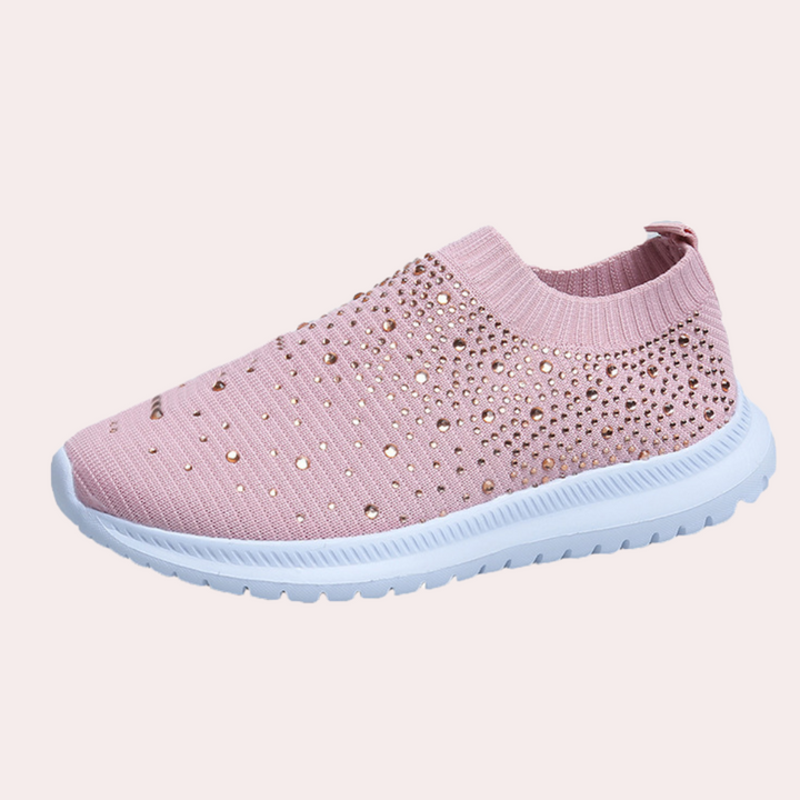 Stilla | Stylish Dames Sneakers Slip on Breda Med Et Moderne Udseende
