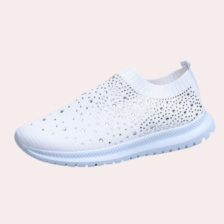 Stilla | Stylish Dames Sneakers Slip on Breda Med Et Moderne Udseende