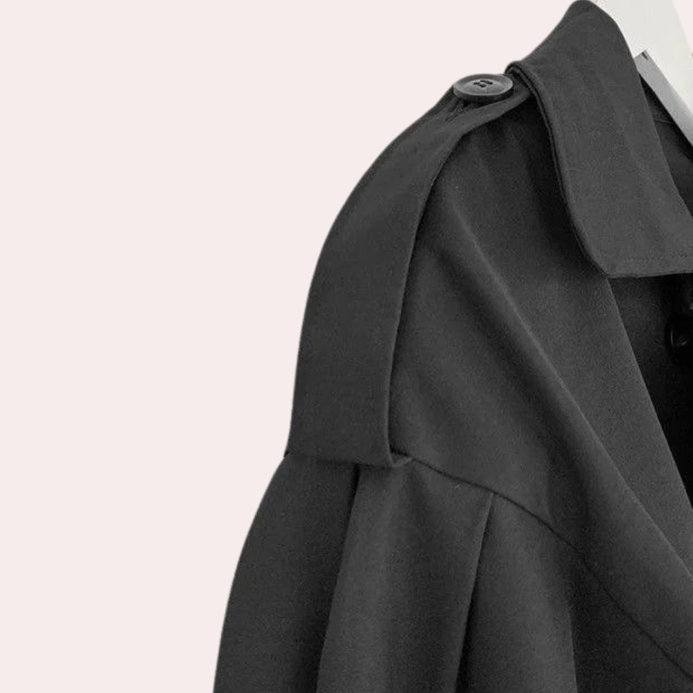 Stilla | Trendy Bred Skåret Og Taljeret Damejakke