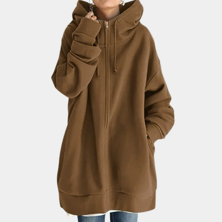 Stilla | Dame Hoodie Med Lynlås
