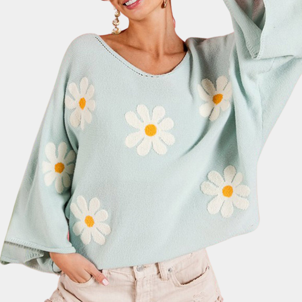 Stilla | Glad Sommerfuglepullover Damer