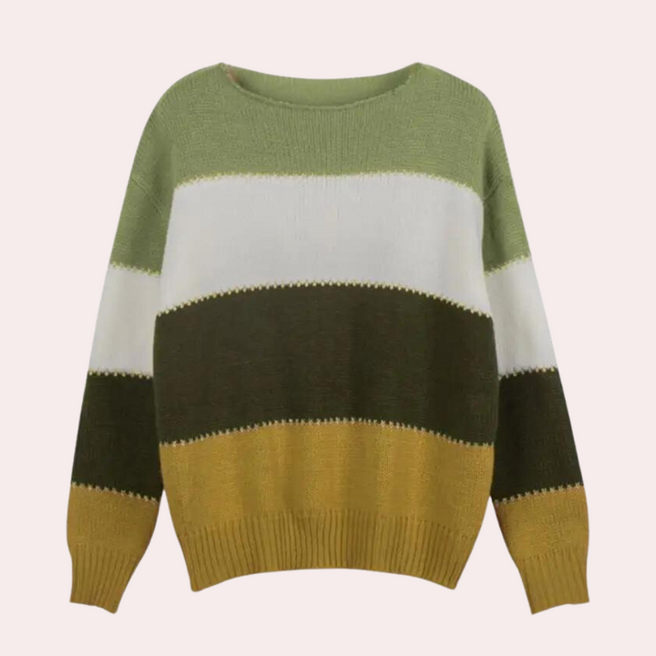Stilla | Damepullover Stribet Smart