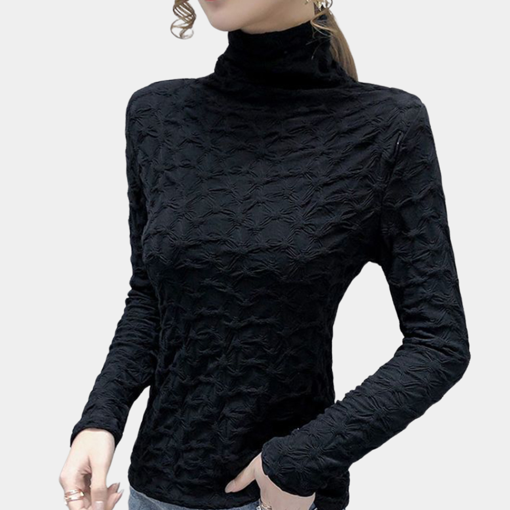 Stilla | Elegant Damenbluse med en høj elegant udskæring