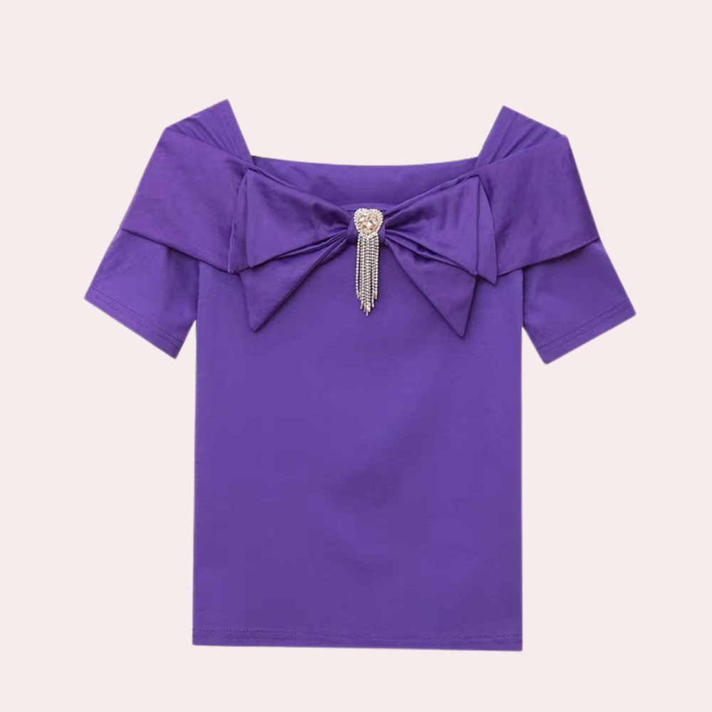 Stilla | Elegant Damen skjorte med knude i den charmerende stil