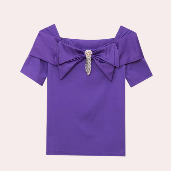 Stilla | Elegant Damen skjorte med knude i den charmerende stil