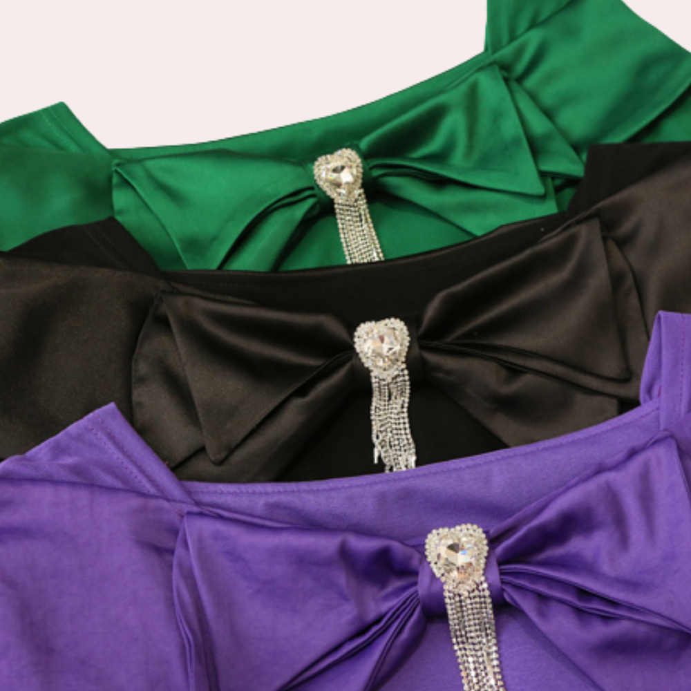 Stilla | Elegant Damen skjorte med knude i den charmerende stil