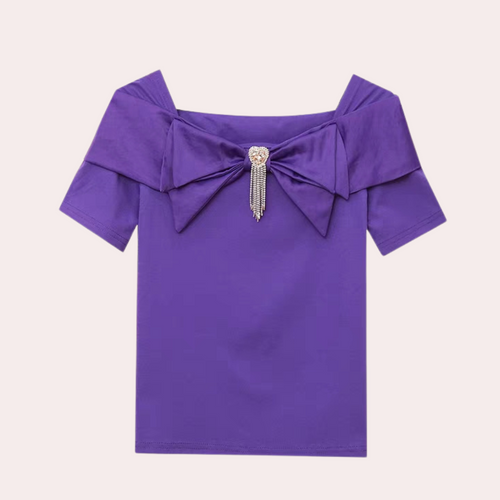 Stilla | Elegant Damen skjorte med knude i den charmerende stil