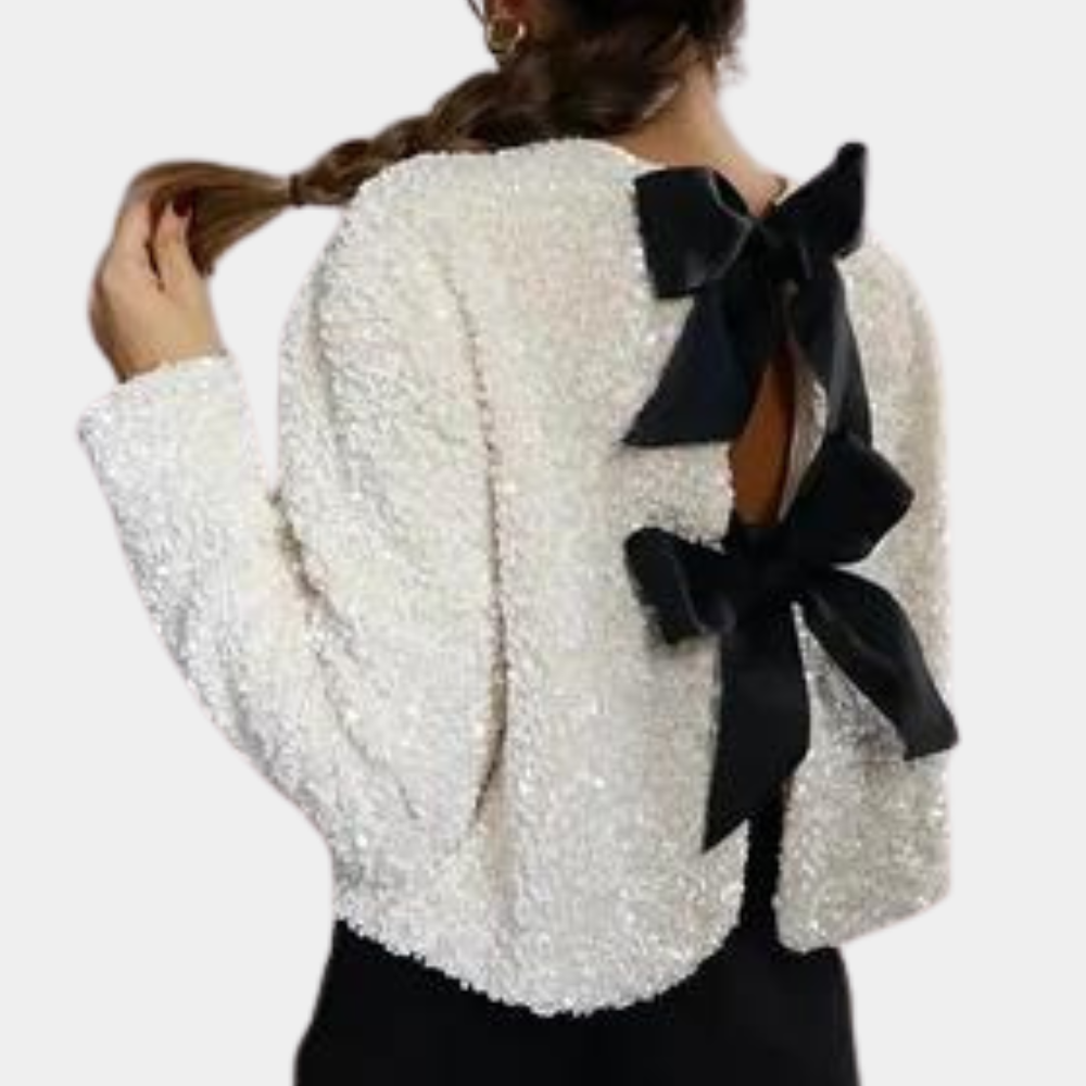 Stilla | Damejakke Med Glitrende Paljetter En Smule Elegance Og Glans!