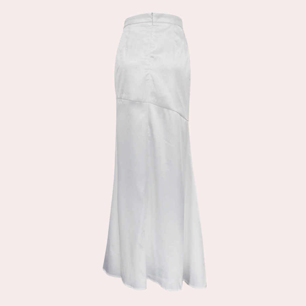 Stilla | Lang Smart Nederdel Til Damer Med En Trendy Slids