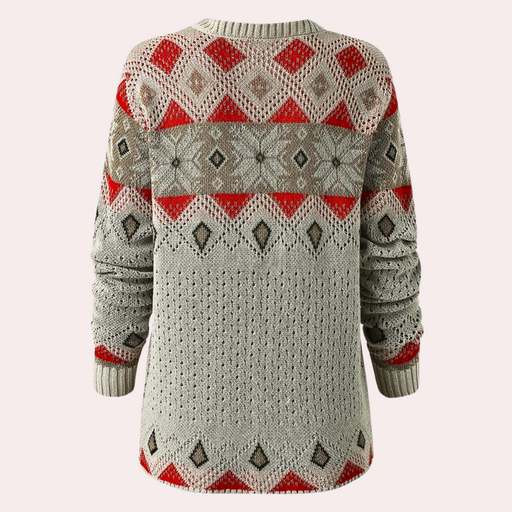 Stilla | Elegant Geometrisk Jakke Til Kvinder