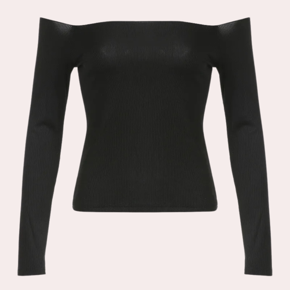 Stilla | Off-shoulder Kvinders Langærmet Top