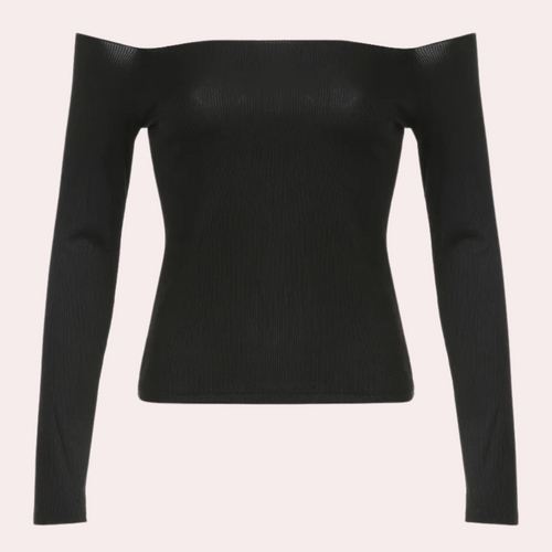 Stilla | Off-shoulder Kvinders Langærmet Top