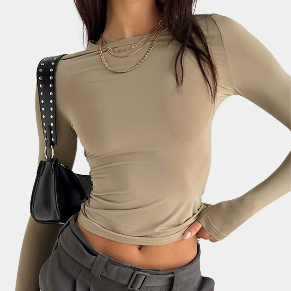 Stilla | Strækbar Crop Top Til Kvinder