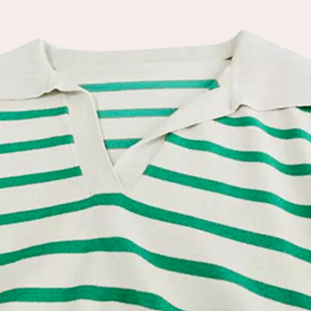 Stilla | Trendy Stribet Sweater til kvinder for et afslappet look