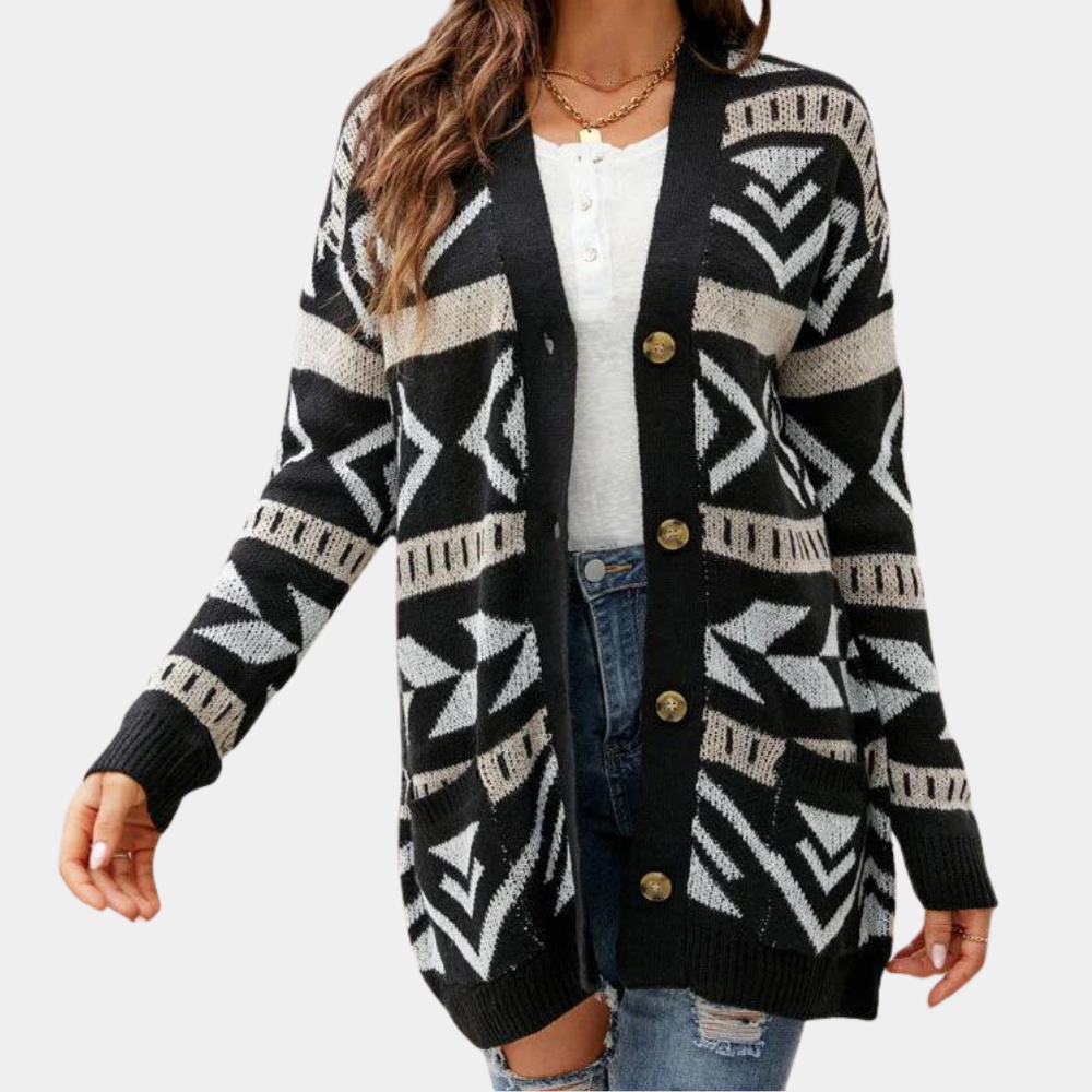 Stilla | Elegant Ternet Cardigan til Damer