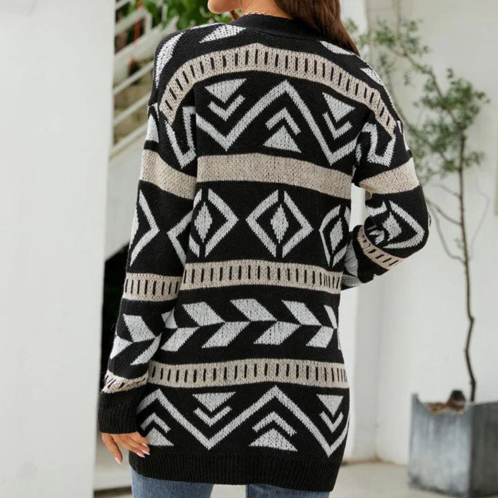 Stilla | Elegant Vatteret Cardigan Til Kvinder