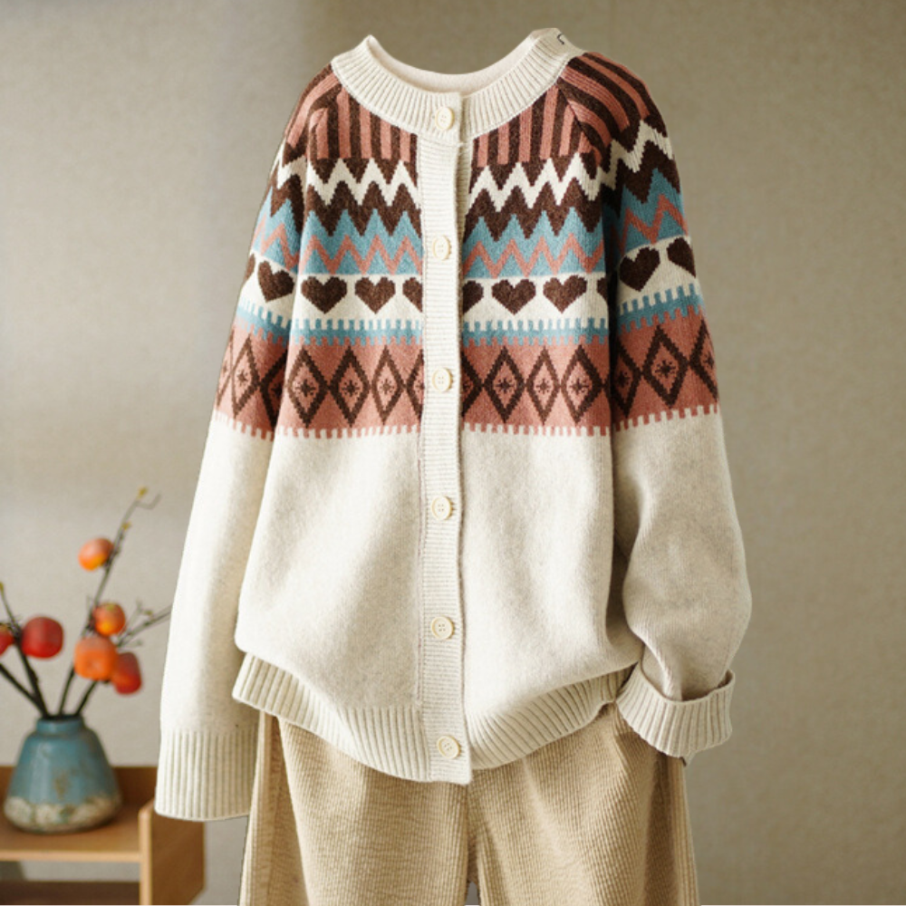 Stilla | Stilfuld Vintage Cardigan til Kvinder