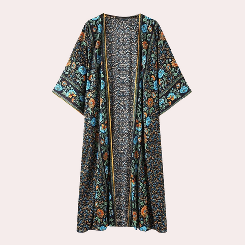 Stilla | Cardigan Med Lange Ærmer Bohème Blooming Beauty