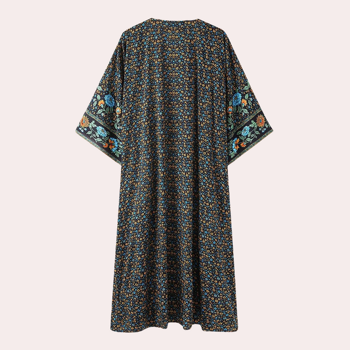 Stilla | Cardigan Med Lange Ærmer Bohème Blooming Beauty