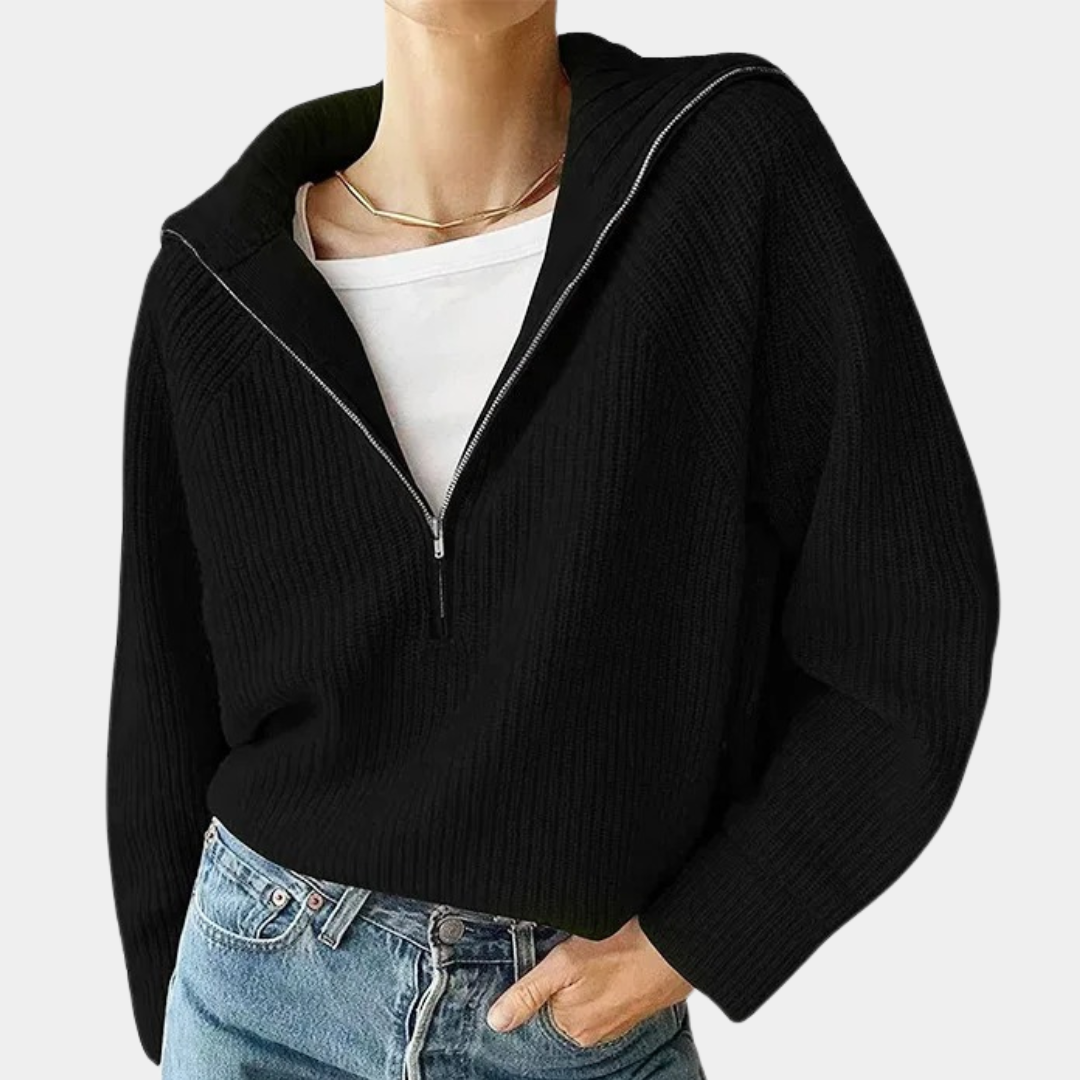 Stilla | Kvinders Halv-zip Striktop