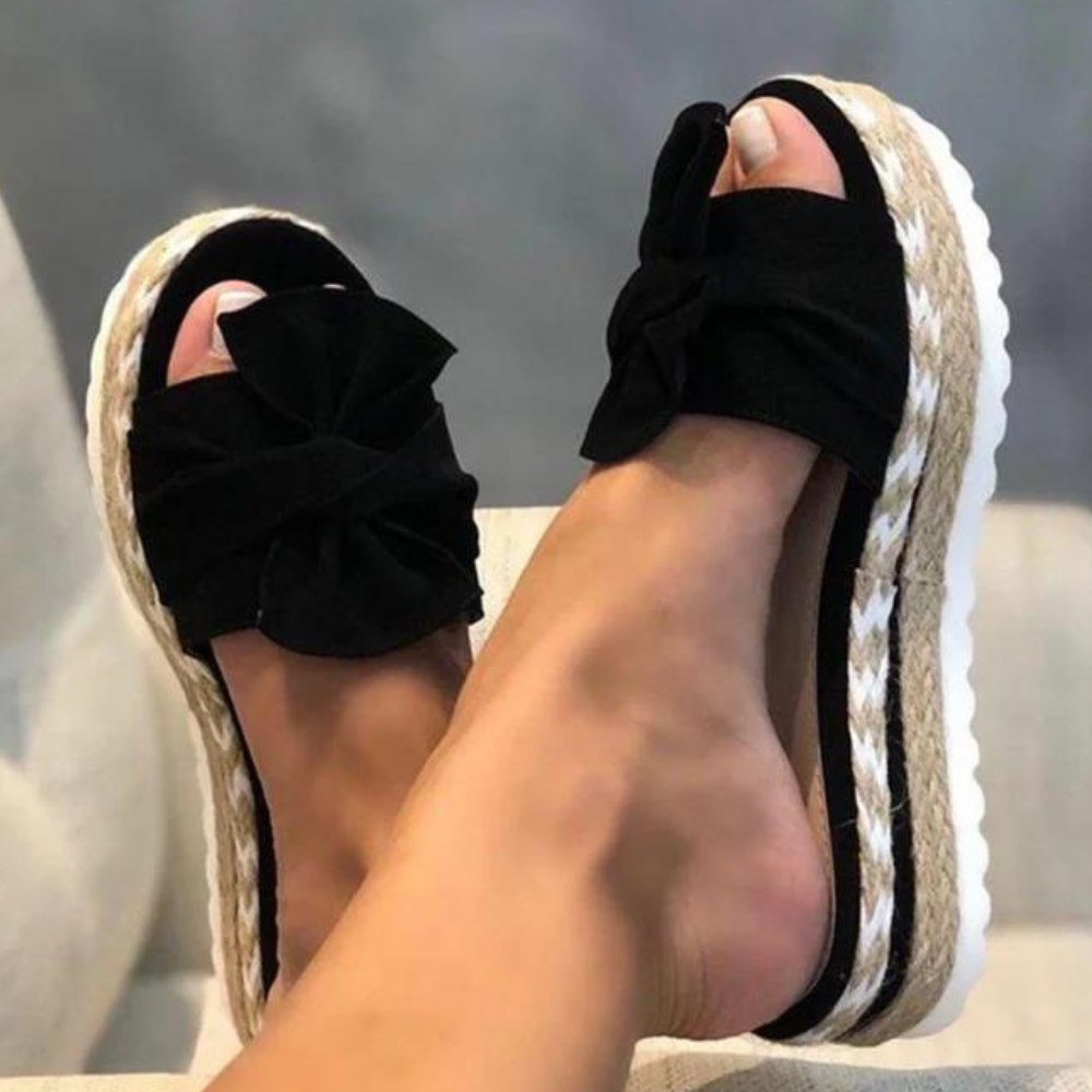 Stilla | Elegante Dame Sandaler Irma Med En Raffineret Sløjfe