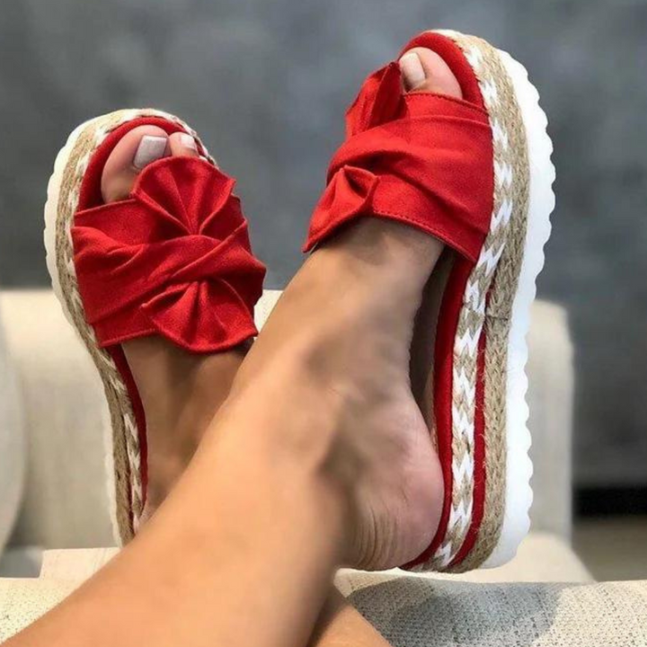 Stilla | Elegante Dame Sandaler Irma Med En Raffineret Sløjfe
