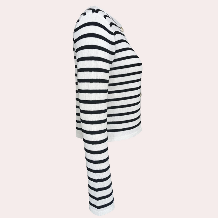 Stilla | 2 stk. Stilfuldt stribede outfit til elegant elegance