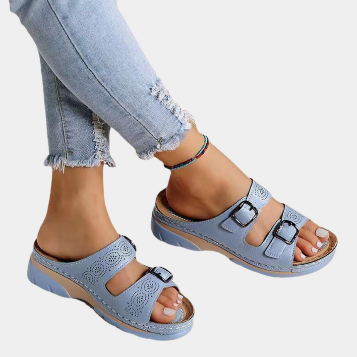 Stilla | Elegante Sandaler På Kilehæl Til Stilfulde Kvinder