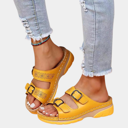 Stilla | Elegante Sandaler På Kilehæl Til Stilfulde Kvinder