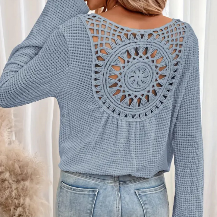 Stilla | Strikket Elegante Kvinders Langærmet Top