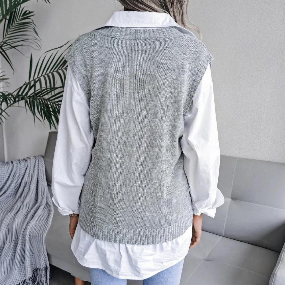 Stilla | Den snørklede V-hals cardigan til damer
