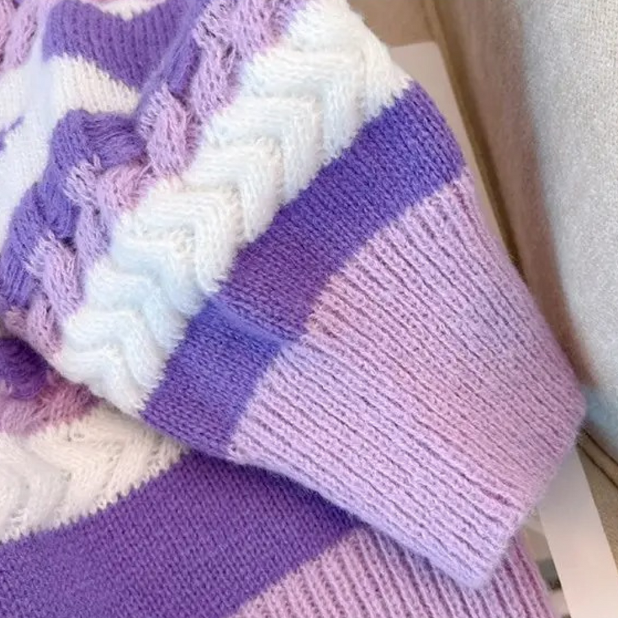 Stilla | Pullover Damer Med Udkantede Skuldre
