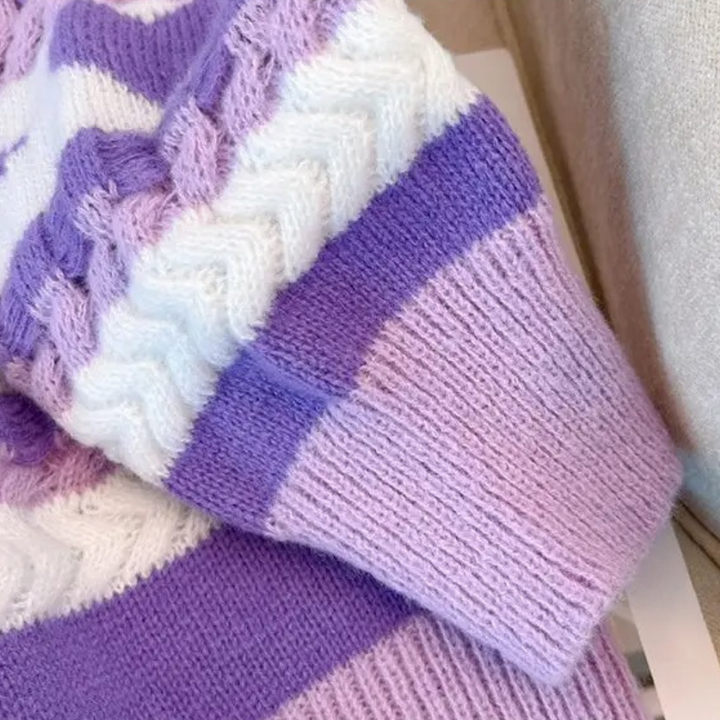 Stilla | Pullover Damer Med Udkantede Skuldre