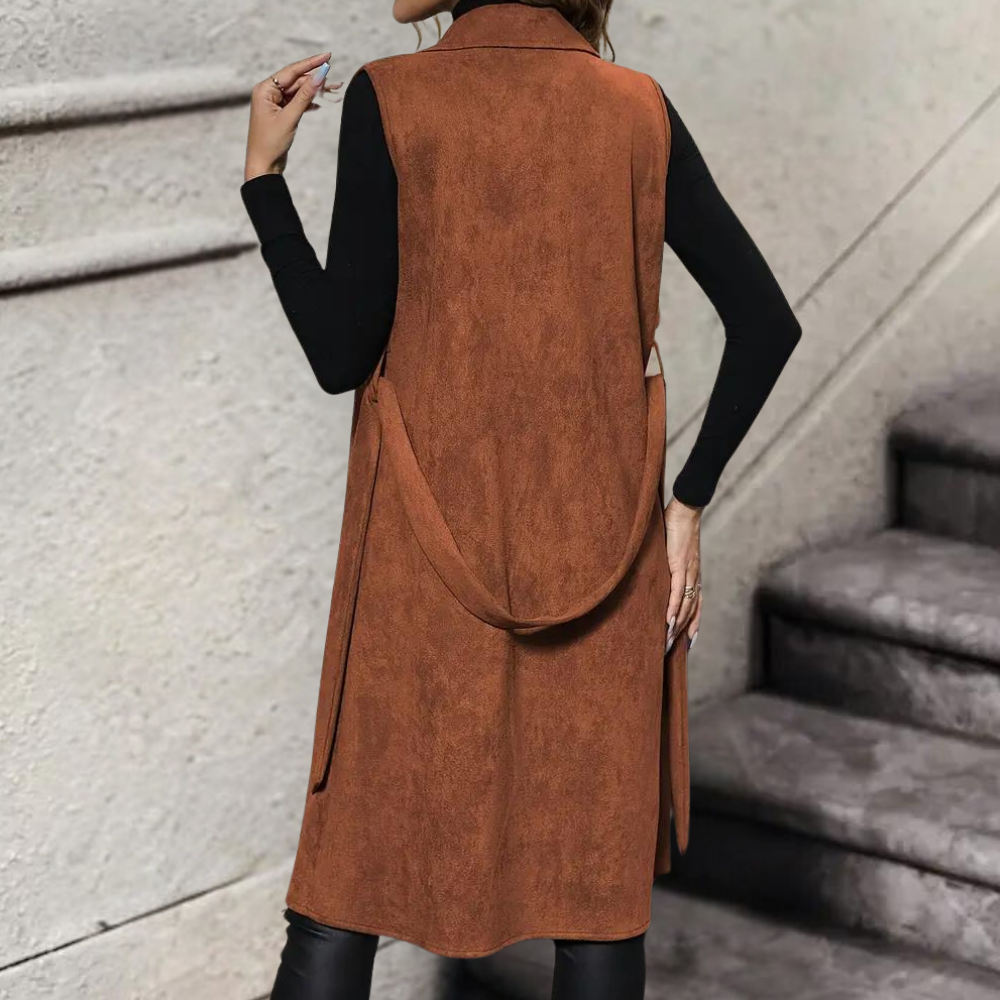 Stilla | Ærmeløs Cardigan Til Kvinder For Et Stilfuld Look