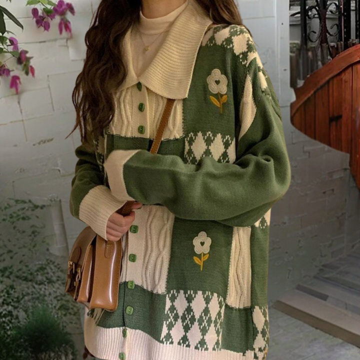 Stilla | Stilfuld Dame Cardigan Med Et Touch Af Elegance
