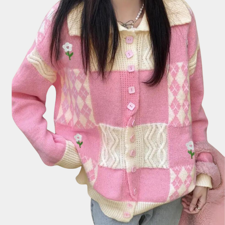 Stilla | Stilfuld Dame Cardigan Med Et Touch Af Elegance
