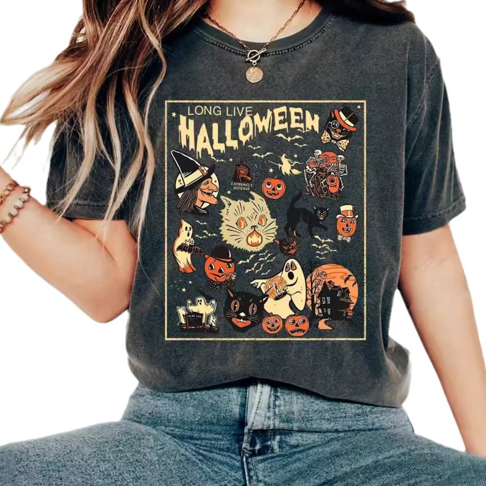 Stilla | Enkel Halloween Skjorte Til Kvinder