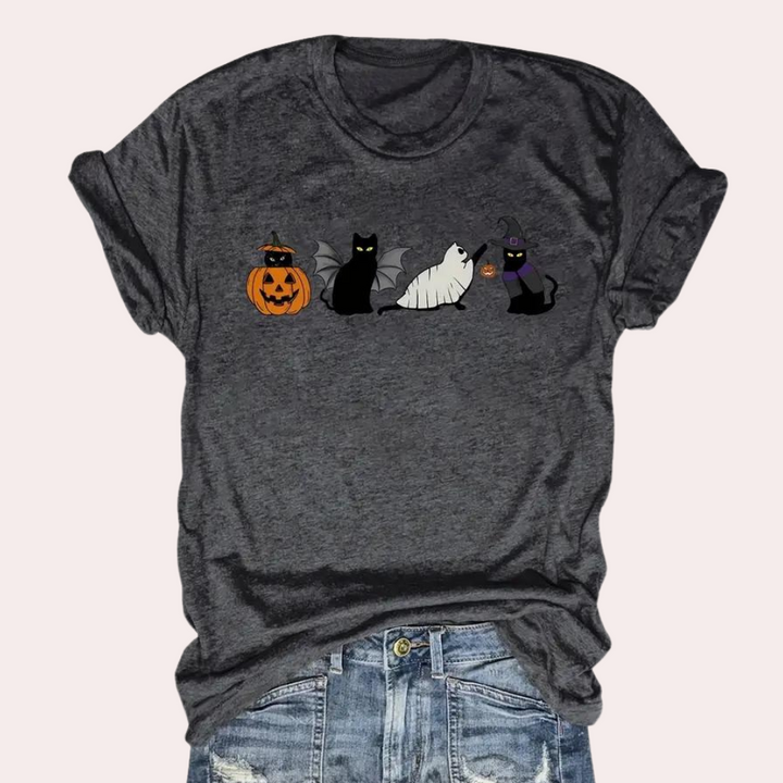 Stilla | Festlig Halloween T-shirt Til Damer