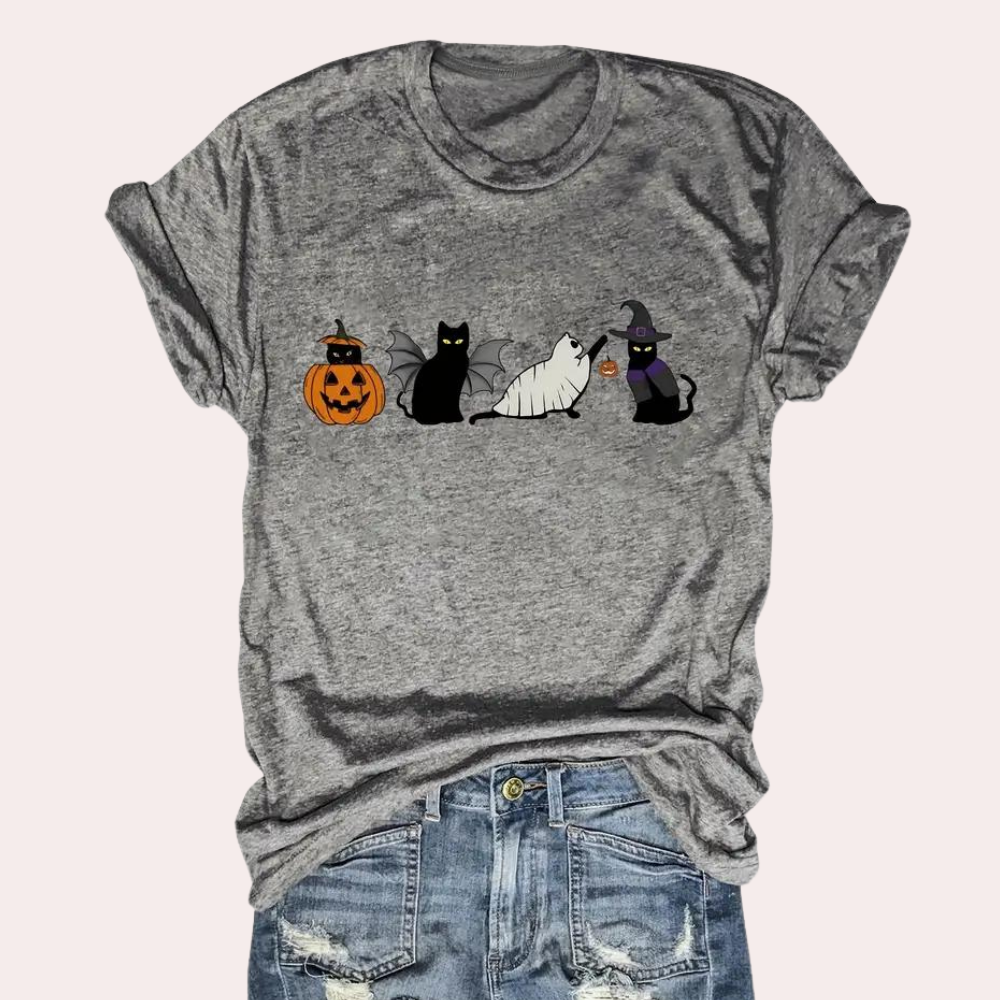 Stilla | Festlig Halloween T-shirt Til Damer