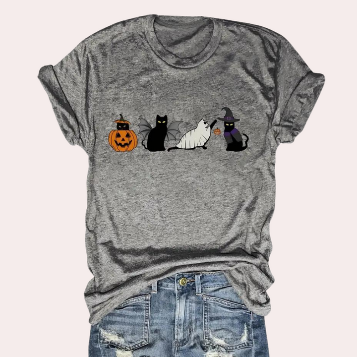 Stilla | Festlig Halloween T-shirt Til Damer