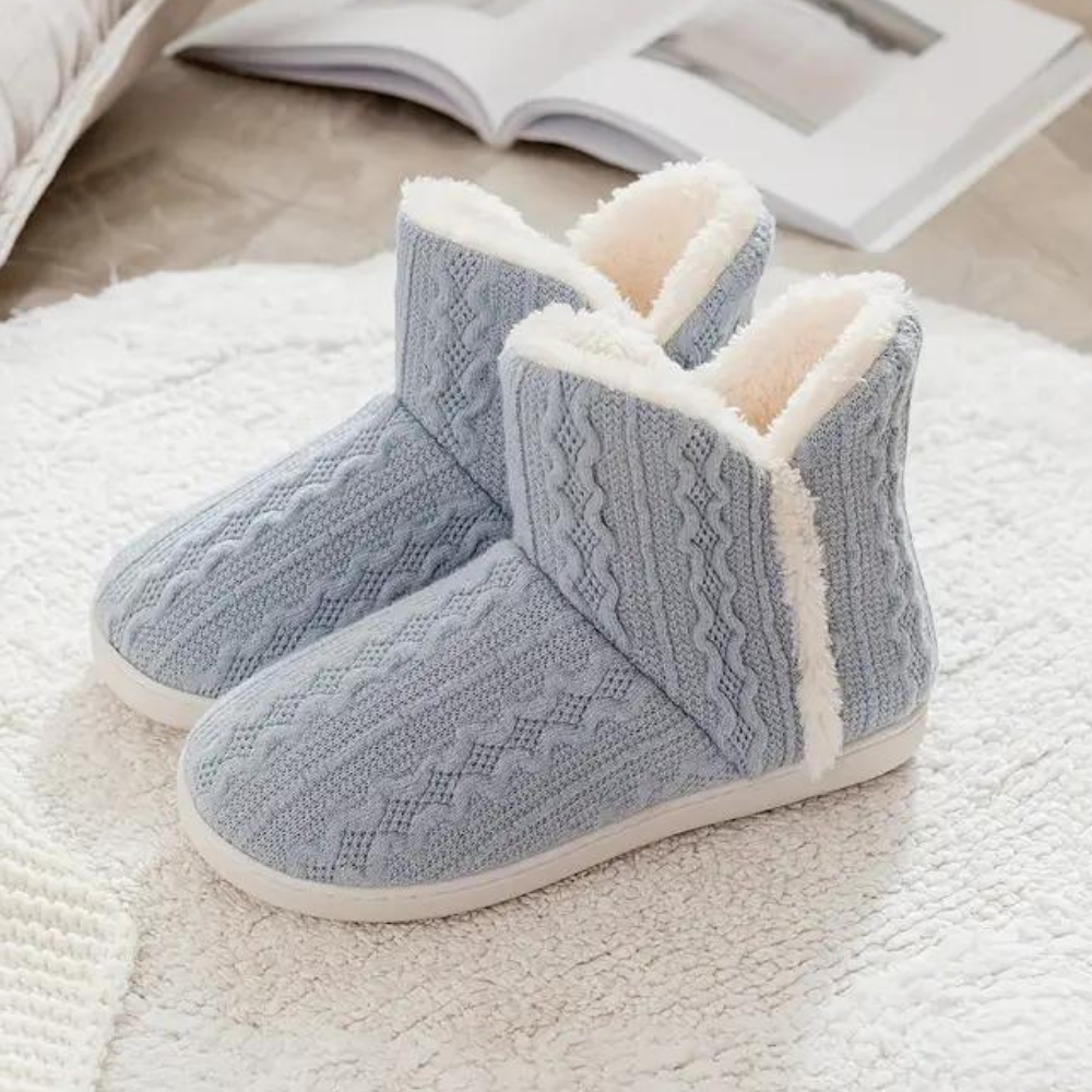 Stilla | Damestøvler Elegance Og Varme Et Raffineret Strikkedesign!
