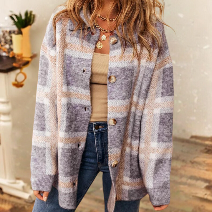 Stilla | Elegant Ternet Cardigan Til Kvinder