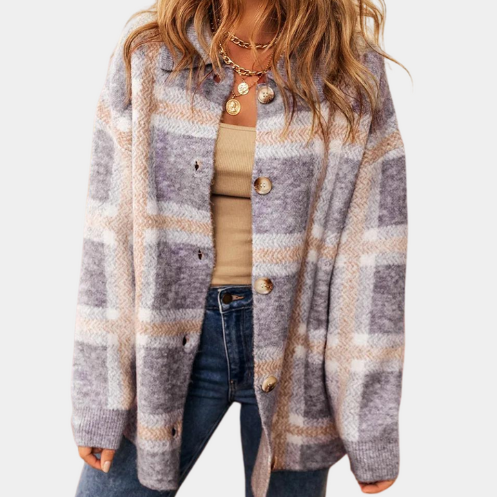 Stilla | Elegant Ternet Cardigan Til Kvinder