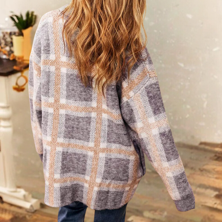 Stilla | Elegant Ternet Cardigan Til Kvinder