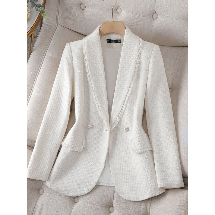 Stilla | Elegant Blazer Af Fleece Og Struktureret Stof Til Damer