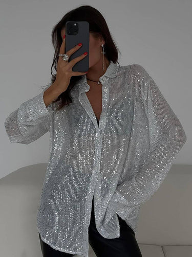 Stilla | Elegant Afslappet Bluse Over Størrelse