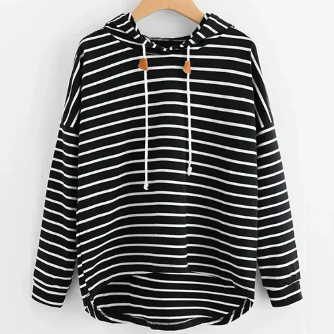 Stilla | Bekvem Dame Sweatshirt Med Hætte