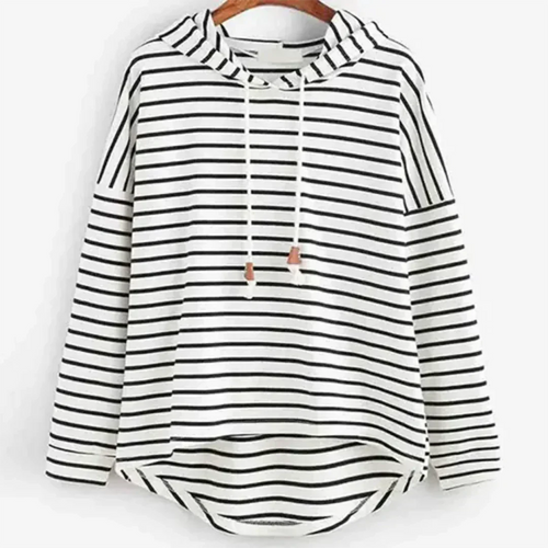 Stilla | Bekvem Dame Sweatshirt Med Hætte